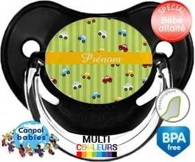 Voiture + prénom: Sucette Physiologique-su7.fr