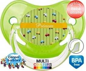 Voiture + prénom: Sucette Physiologique-su7.fr