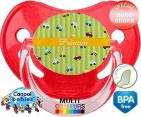 Voiture + prénom: Sucette Physiologique-su7.fr