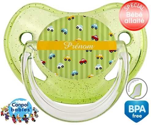 Voiture + prénom: Sucette Physiologique-su7.fr