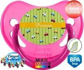 Voiture + prénom: Sucette Physiologique-su7.fr