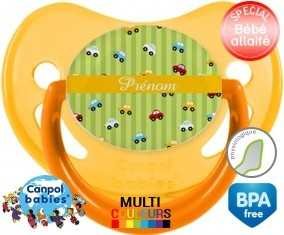 Voiture + prénom: Sucette Physiologique-su7.fr