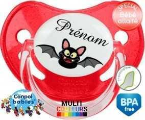 Chauve souris rigolote + prénom: Sucette Physiologique-su7.fr