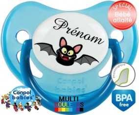 Chauve souris rigolote + prénom: Sucette Physiologique-su7.fr