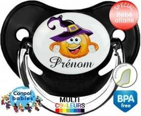 Citrouille chapeau + prénom: Sucette Physiologique-su7.fr