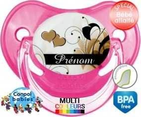 Fleur + prénom: Sucette Physiologique-su7.fr