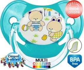 Nounours style1 : Tétine Physiologique personnalisée