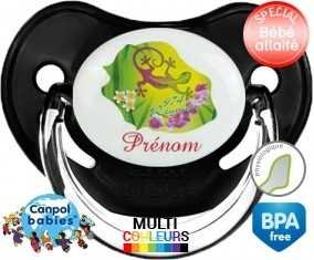 Reunion couleur + prénom: Sucette Physiologique-su7.fr