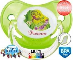 Reunion couleur + prénom: Sucette Physiologique-su7.fr