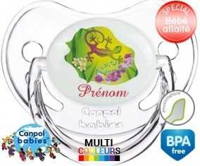 Reunion couleur + prénom: Sucette Physiologique-su7.fr