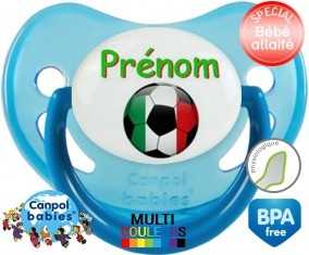 Ballon foot Italie + prénom: Sucette Physiologique-su7.fr