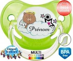 Ourson + prénom: Sucette Physiologique-su7.fr