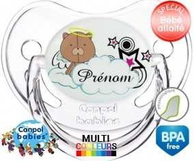Ourson + prénom: Sucette Physiologique-su7.fr