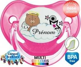 Ourson + prénom: Sucette Physiologique-su7.fr