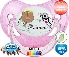 Ourson + prénom: Sucette Physiologique-su7.fr