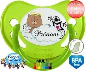 Ourson + prénom: Sucette Physiologique-su7.fr