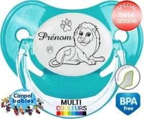 Lion style2 + prénom: Sucette Physiologique-su7.fr