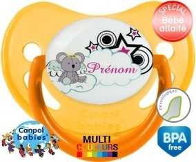 Souris + prénom: Sucette Physiologique-su7.fr