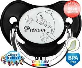 Dauphin amusant + prénom: Sucette Physiologique-su7.fr