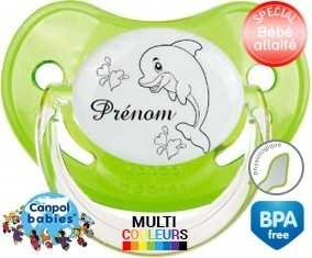 Dauphin amusant + prénom: Sucette Physiologique-su7.fr