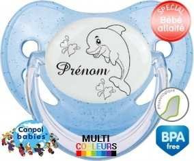 Dauphin amusant + prénom: Sucette Physiologique-su7.fr