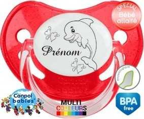 Dauphin amusant + prénom: Sucette Physiologique-su7.fr