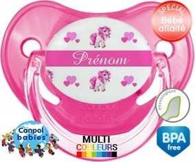 Licorne style3 + prénom: Sucette Physiologique-su7.fr