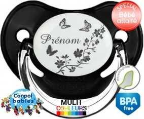 Papillons + prénom: Sucette Physiologique-su7.fr