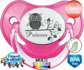 Hibou style3 + prénom: Sucette Physiologique-su7.fr