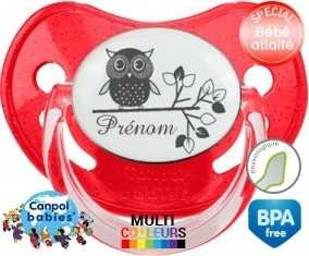 Hibou style3 + prénom: Sucette Physiologique-su7.fr