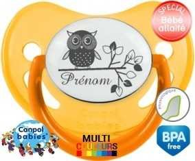 Hibou style3 + prénom: Sucette Physiologique-su7.fr