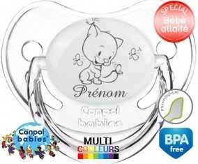 Chat papillon style2 + prénom: Sucette Physiologique-su7.fr