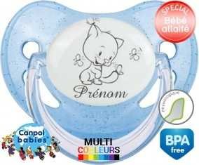 Chat papillon style2 + prénom: Sucette Physiologique-su7.fr