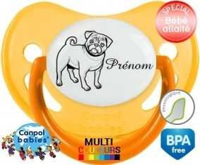 Chien style2 + prénom: Sucette Physiologique-su7.fr
