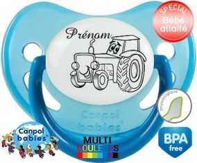 Tracteur + prénom: Sucette Physiologique-su7.fr