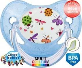 Papillons coccinelles + prénom: Sucette Physiologique-su7.fr