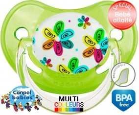 Fleur multicolors 2: Sucette Physiologique-su7.fr