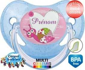Escargot + prénom: Sucette Physiologique-su7.fr