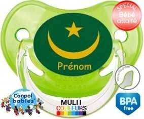 Drapeau mauritanie + prénom: Sucette Physiologique-su7.fr