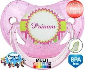 Étoile design (fille) + prénom: Sucette Physiologique-su7.fr