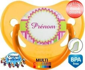 Étoile design (fille) + prénom: Sucette Physiologique-su7.fr