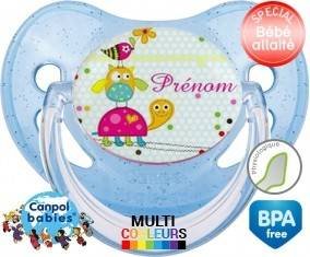 Tortue oiseaux + prénom: Sucette Physiologique-su7.fr