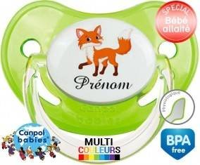 Renard + prénom: Sucette Physiologique-su7.fr