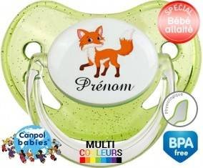 Renard + prénom: Sucette Physiologique-su7.fr