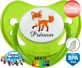 Renard + prénom: Sucette Physiologique-su7.fr