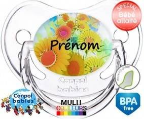 Tournesol + prénom: Sucette Physiologique-su7.fr