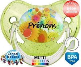 Tournesol + prénom: Sucette Physiologique-su7.fr