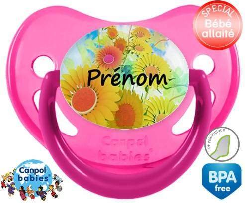 Tournesol + prénom: Sucette Physiologique-su7.fr