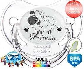 Moutons prairie + prénom: Sucette Physiologique-su7.fr