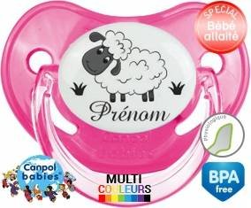 Moutons prairie + prénom: Sucette Physiologique-su7.fr